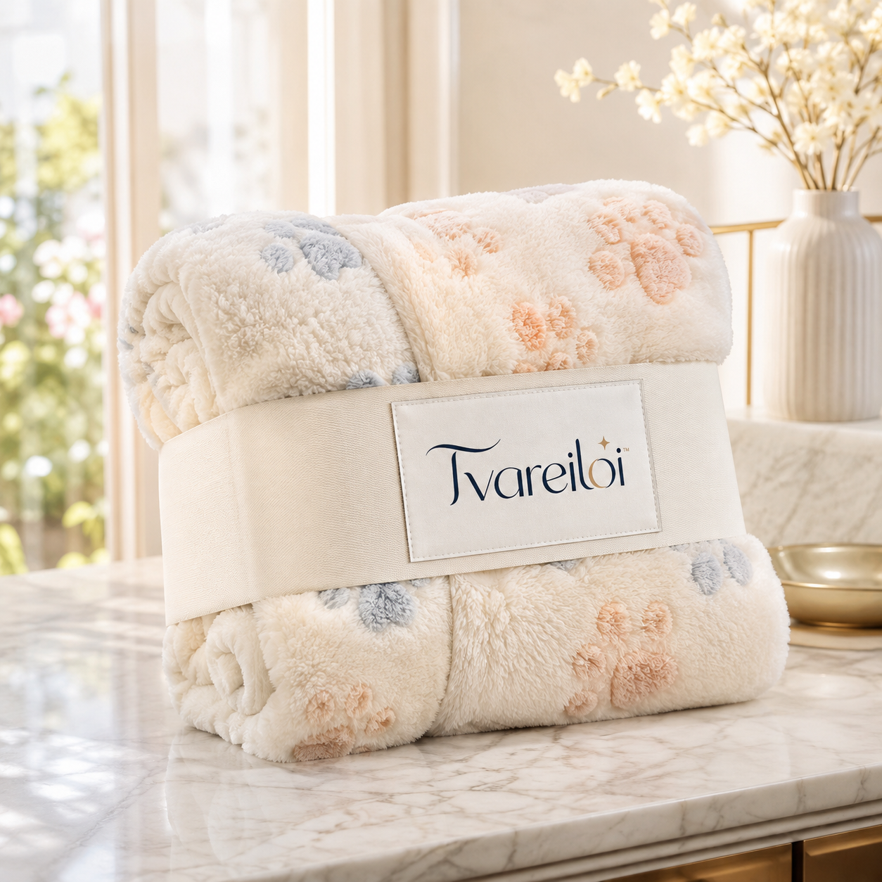Tvareiloi™ PawCloud Plush Pet Blanket
