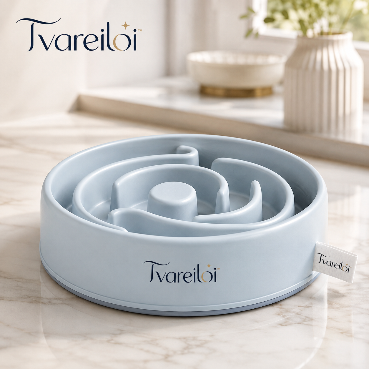 Tvareiloi™ HarmonyPaw Slow Feeder Bowl